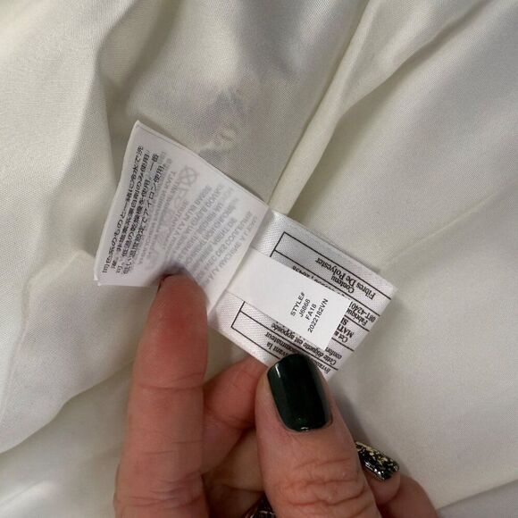 J. Crew Mercantile Women's Large Quilted Floral Puffer Vest Navy Blue Pink White - Picture 5 of 10